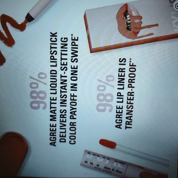 HP BNIB Kylie Cosmetics~ Kristen Matte Liquid Lipstick & Lip liner 500 - Picture 9 of 10